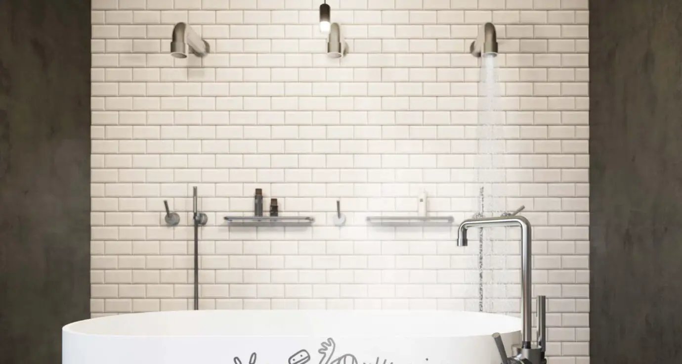 brushed shower