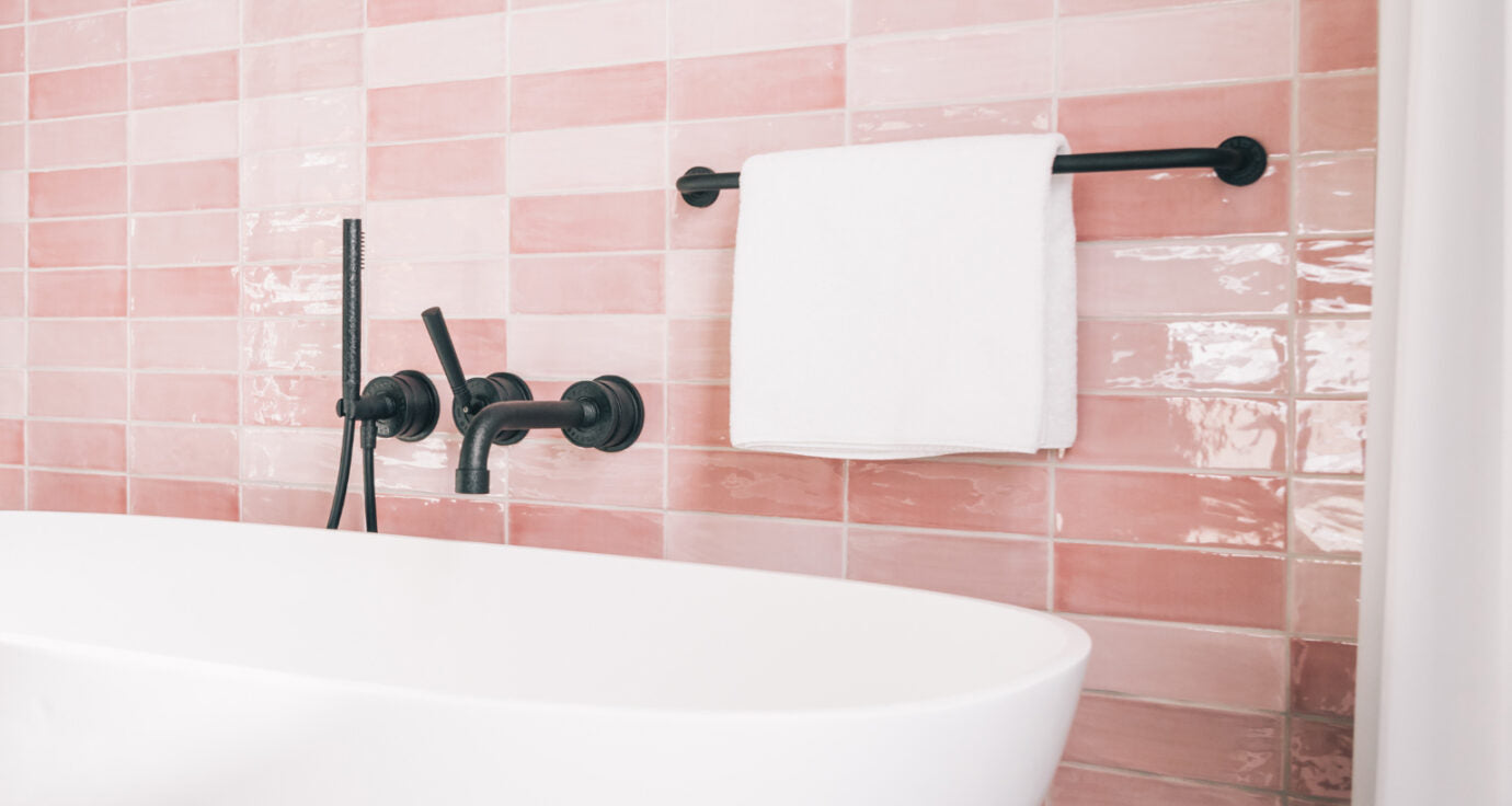 brushed towel holder