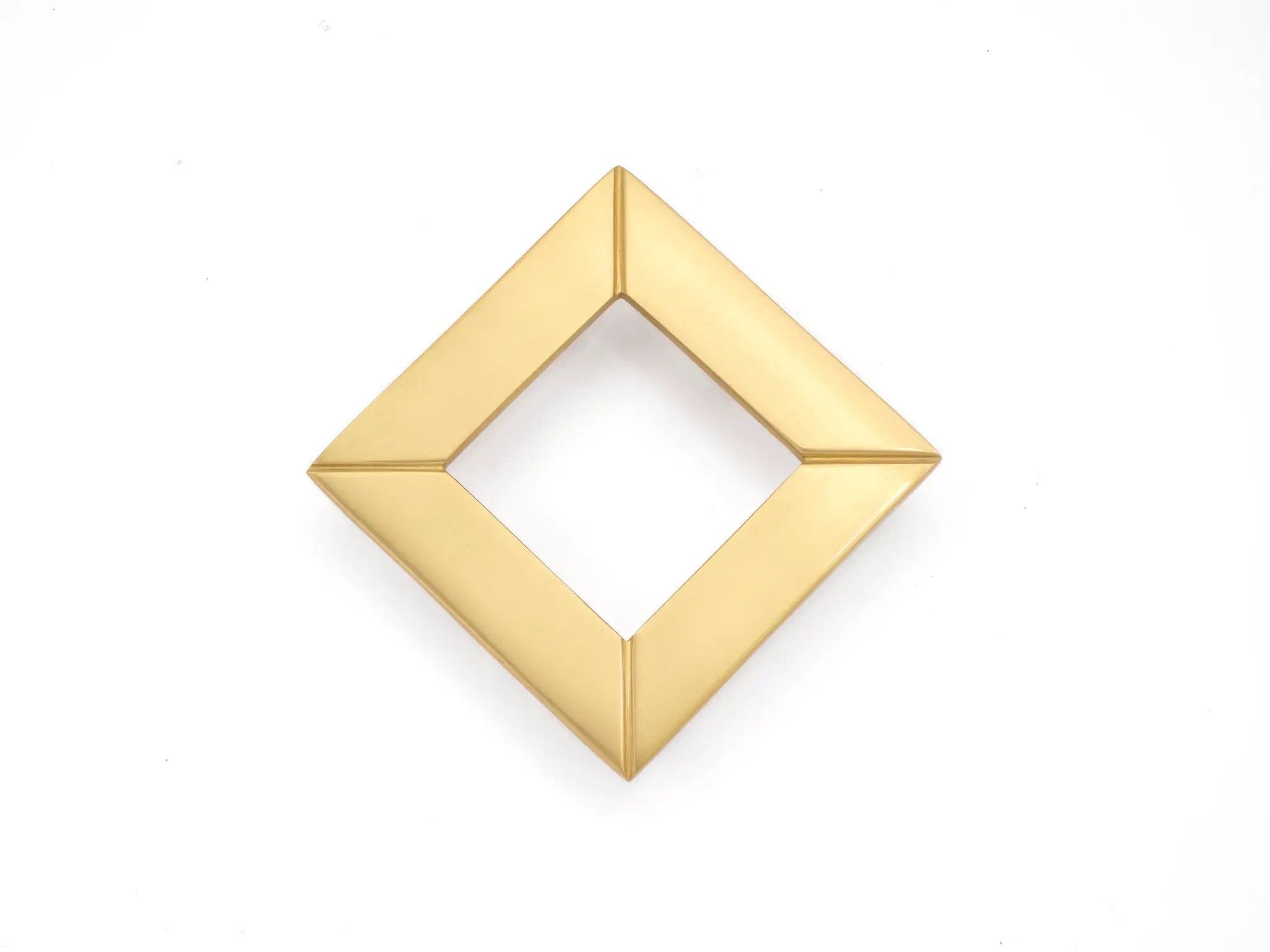 satin brass pull