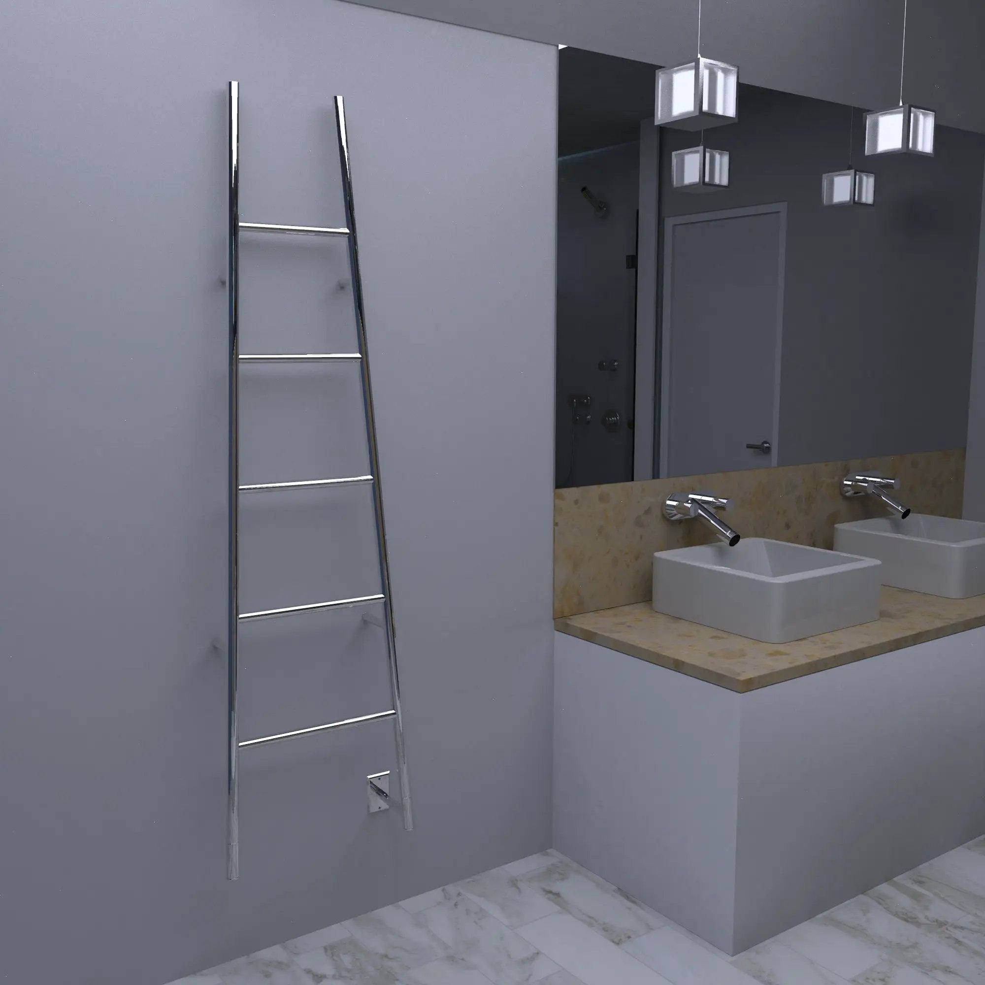 polished towel warmers