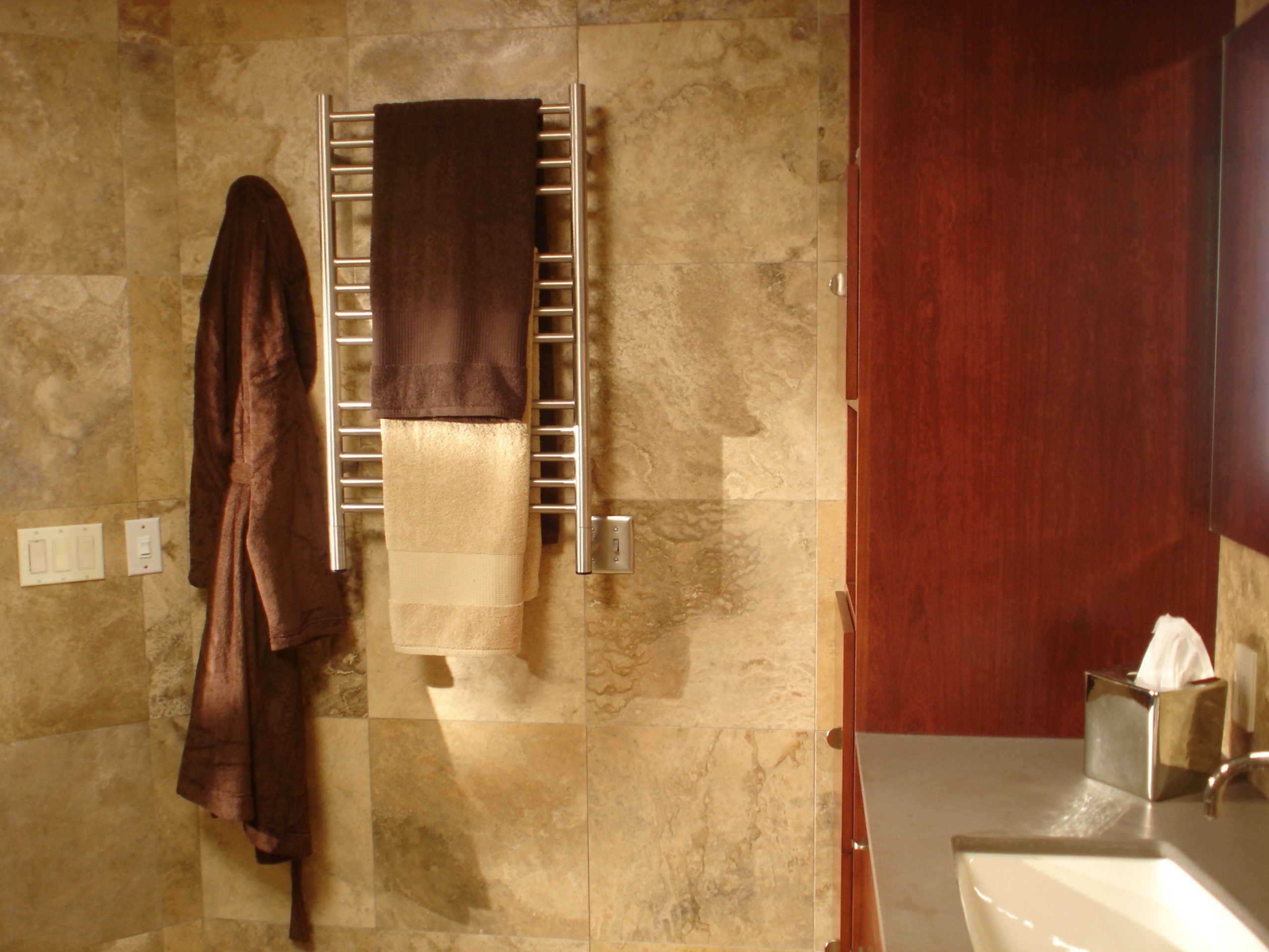 brushed towel warmers