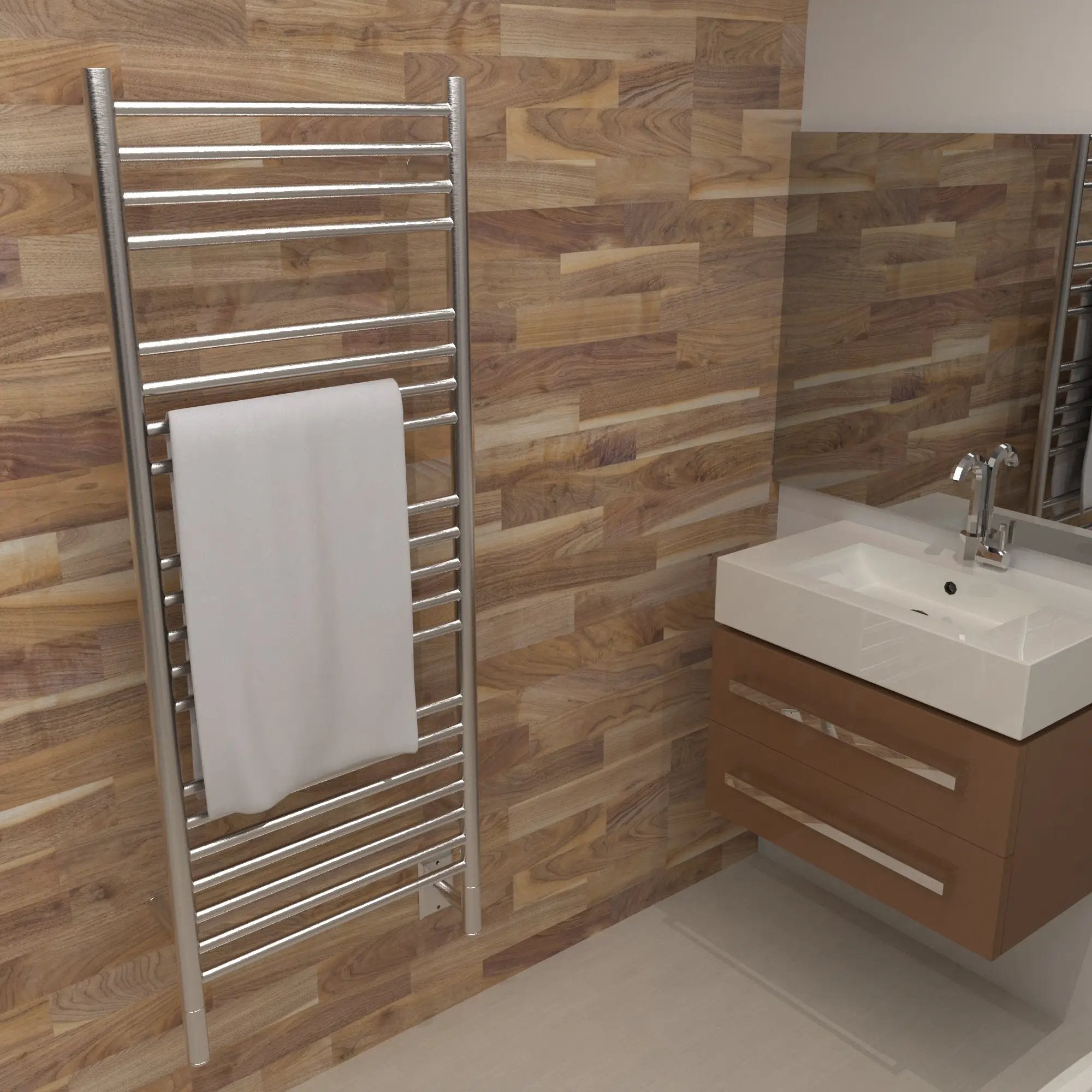 brushed towel warmers