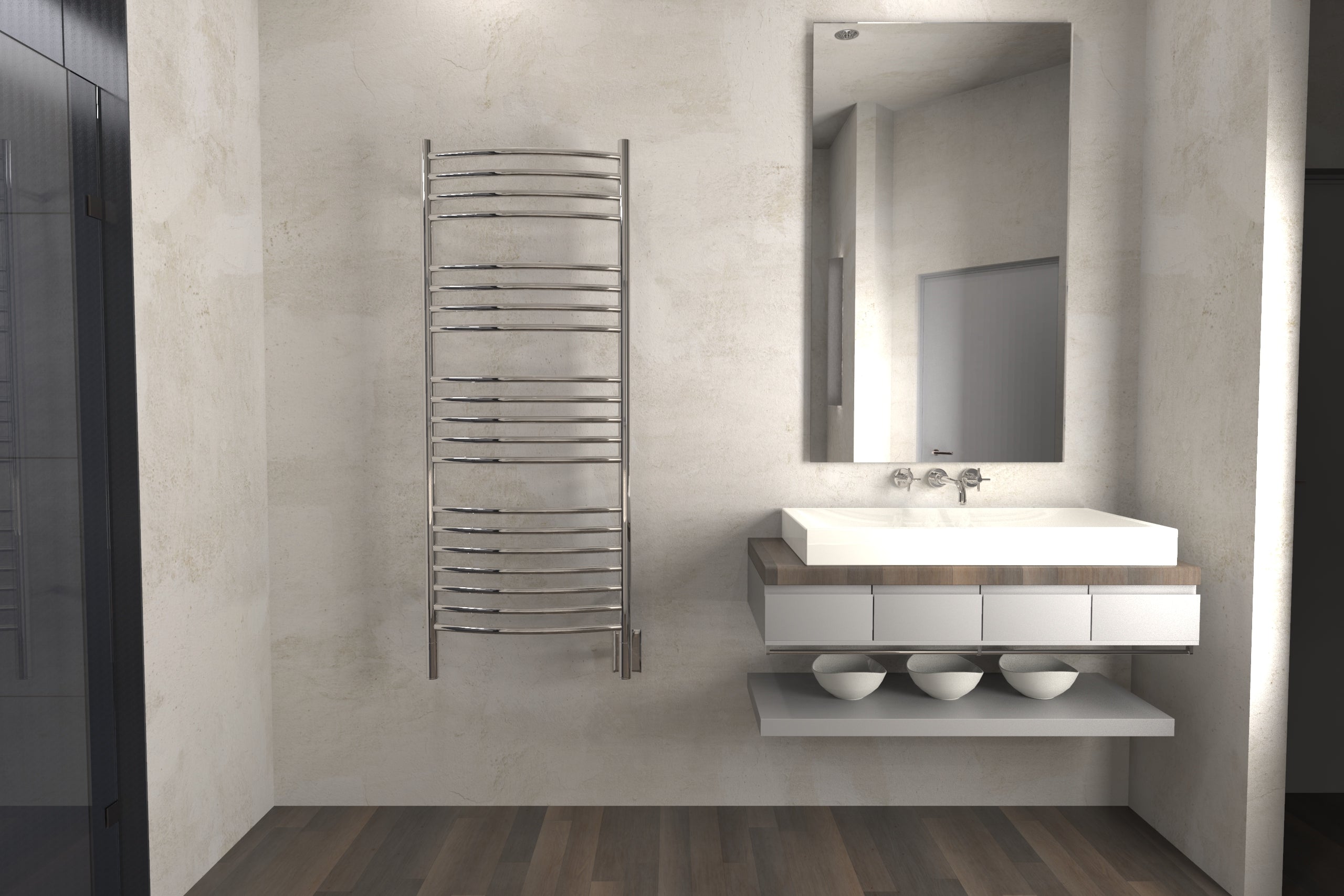 polished towel warmers