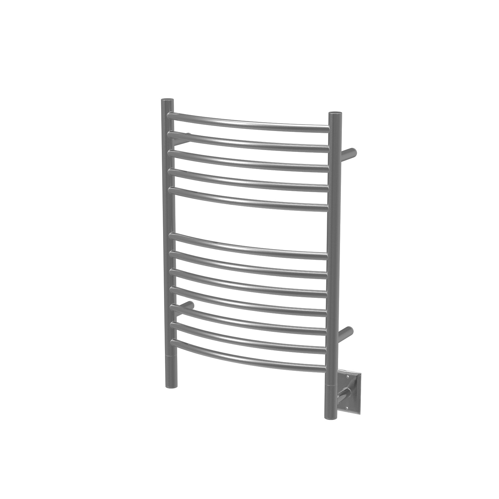 Amba Jeeves Model E Curved 24" Wide 12 Bar Hardwired Towel Warmer by Amba