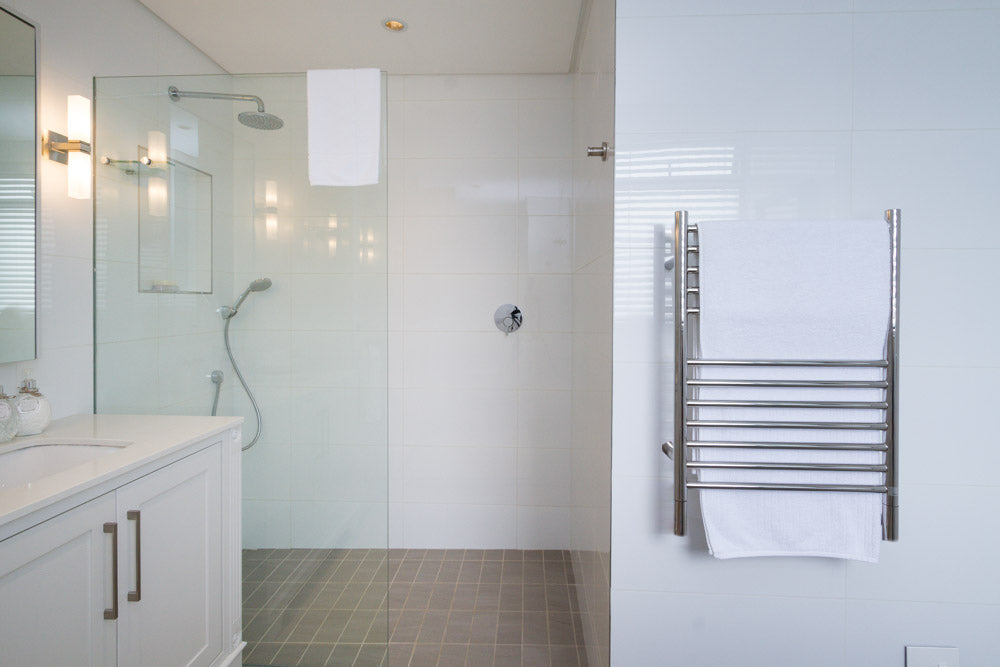 polished towel warmers