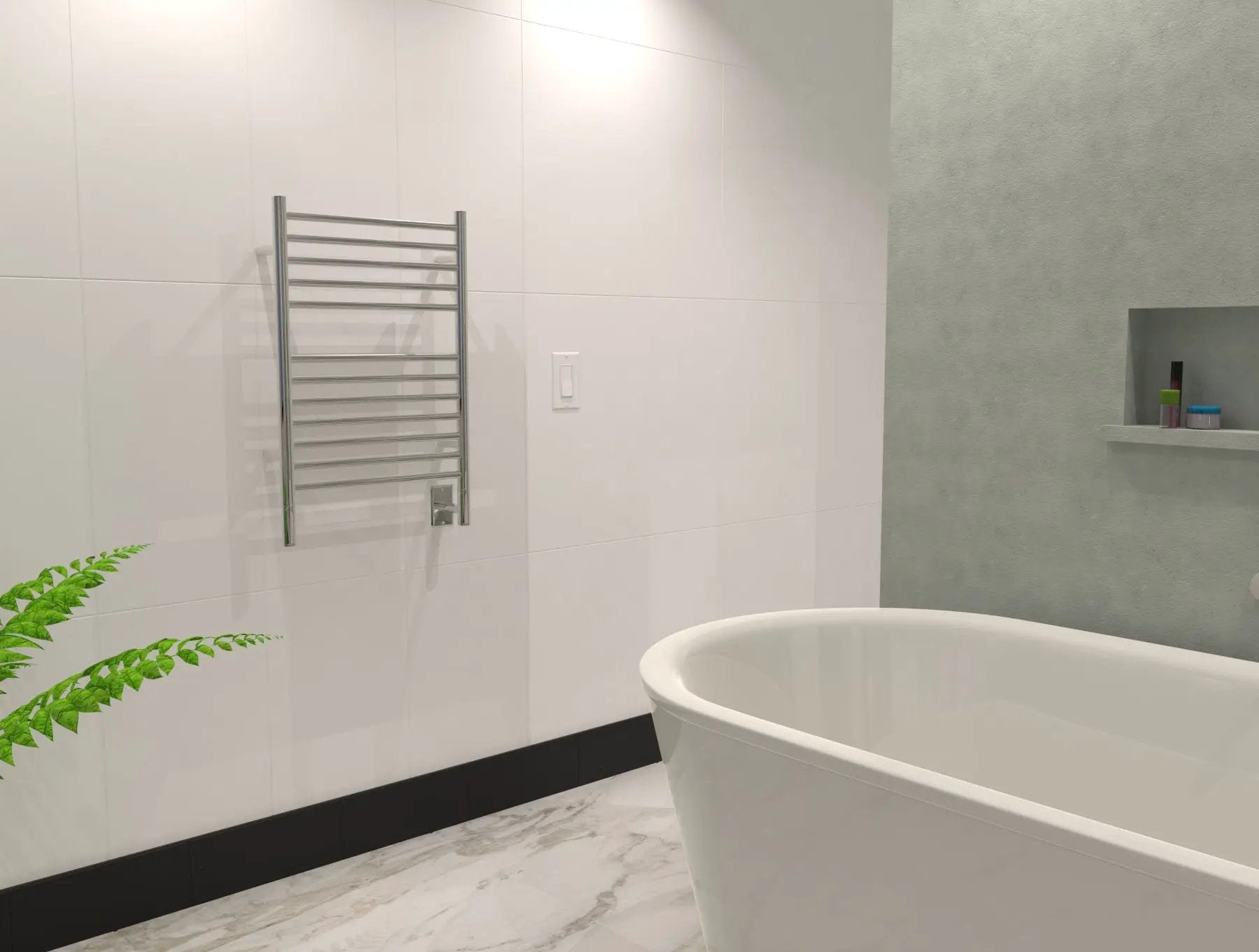 polished towel warmers