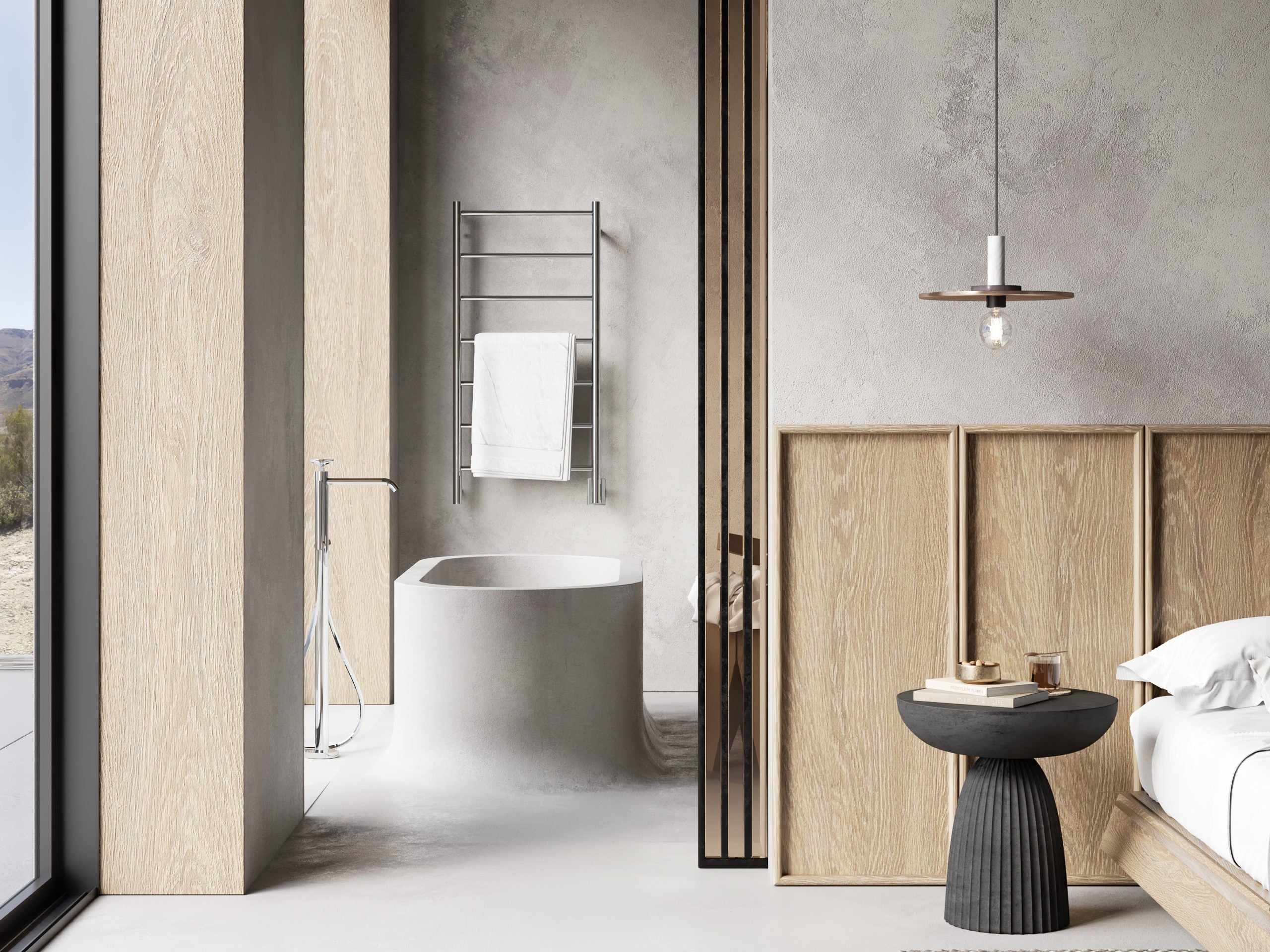 polished towel warmers