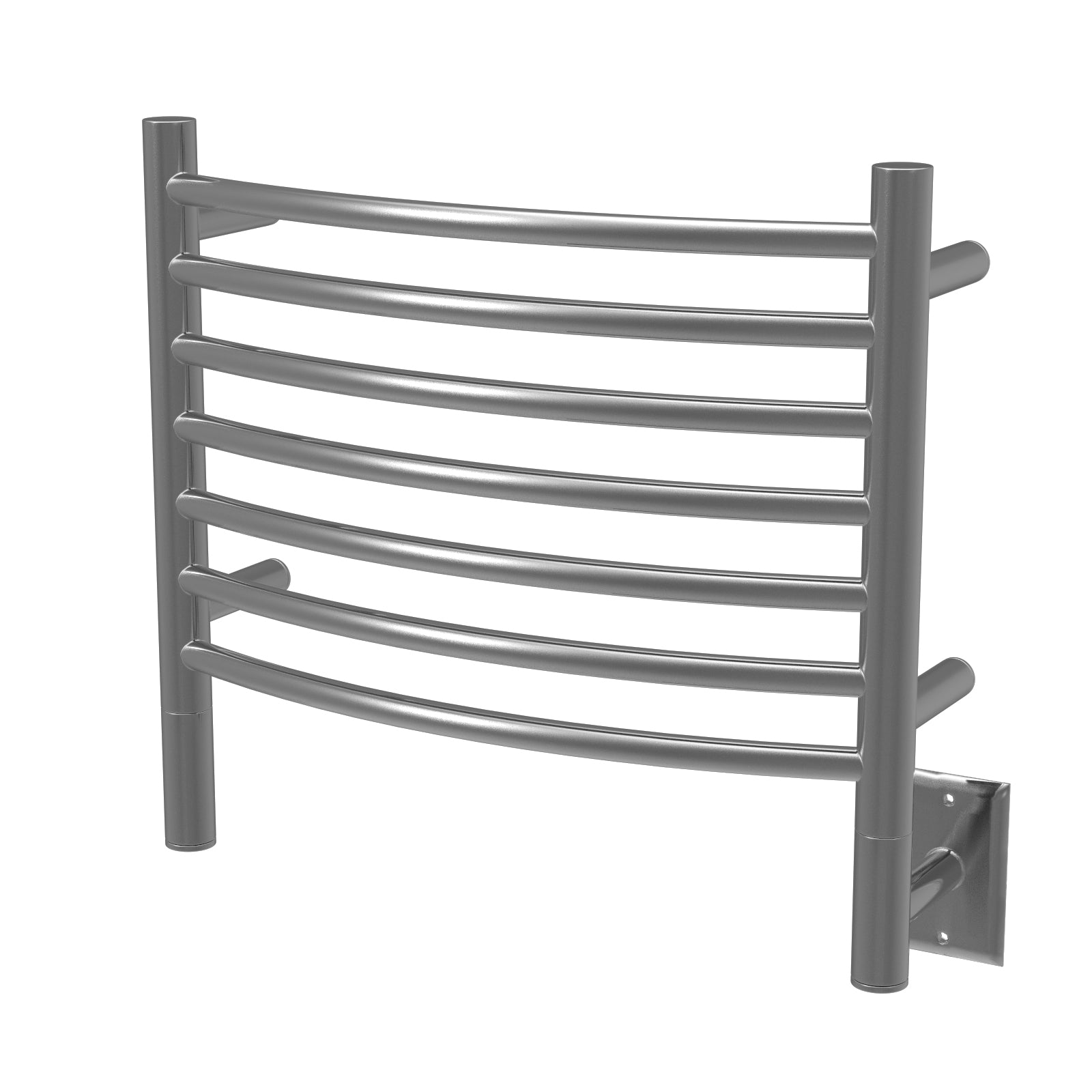 Amba Jeeves Model H Curved 24" Wide 7 Bar Hardwired Towel Warmer