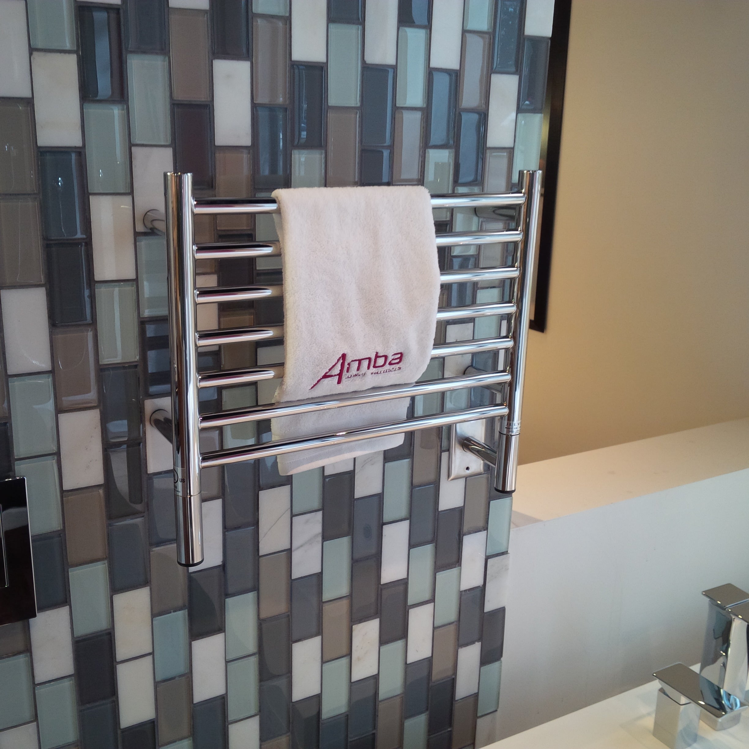 polished towel warmers