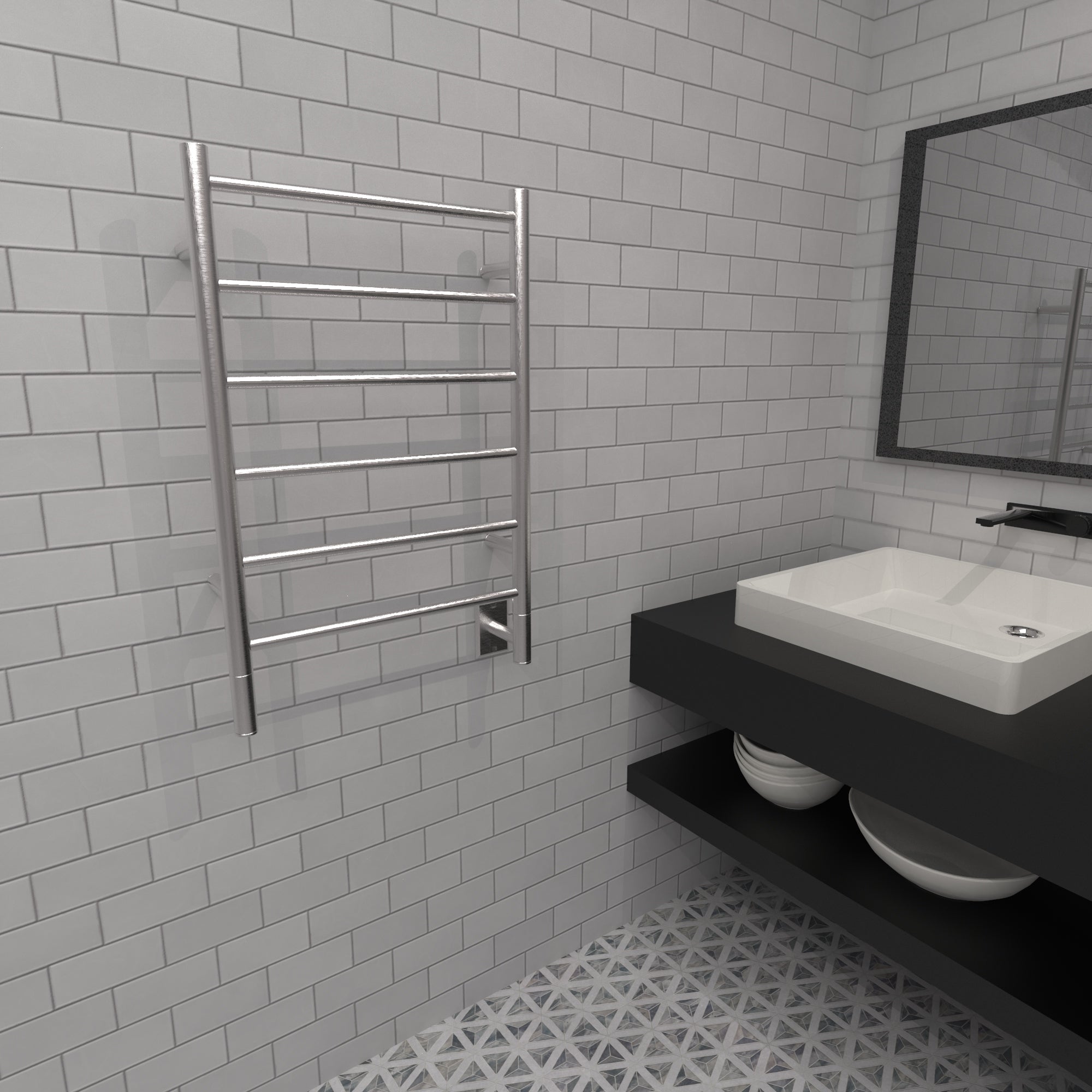 brushed towel warmers