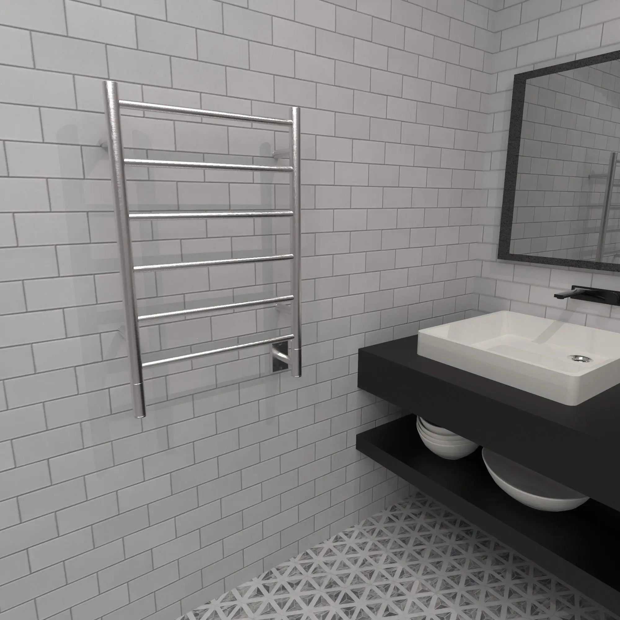 brushed towel warmers