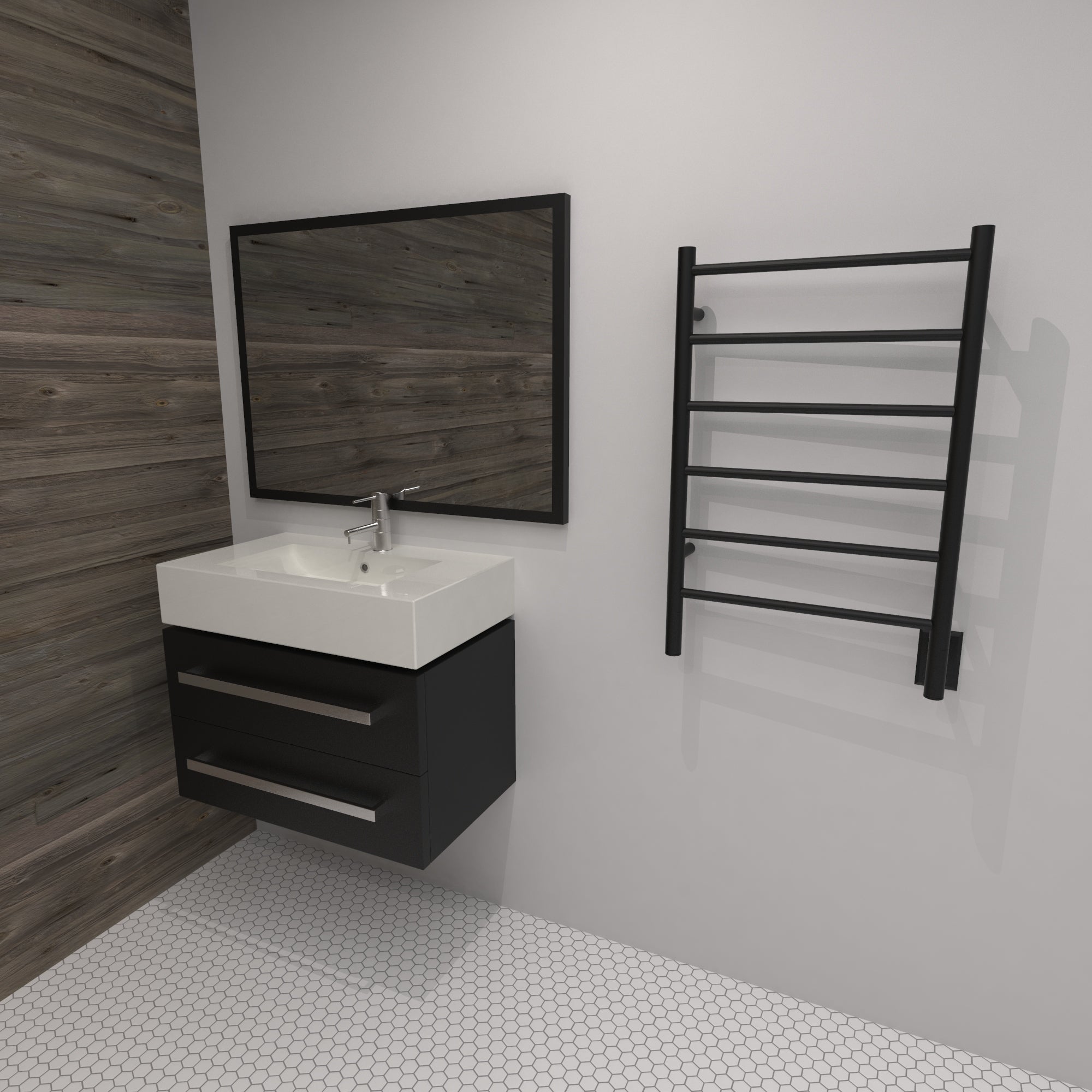 matte black towel warmers