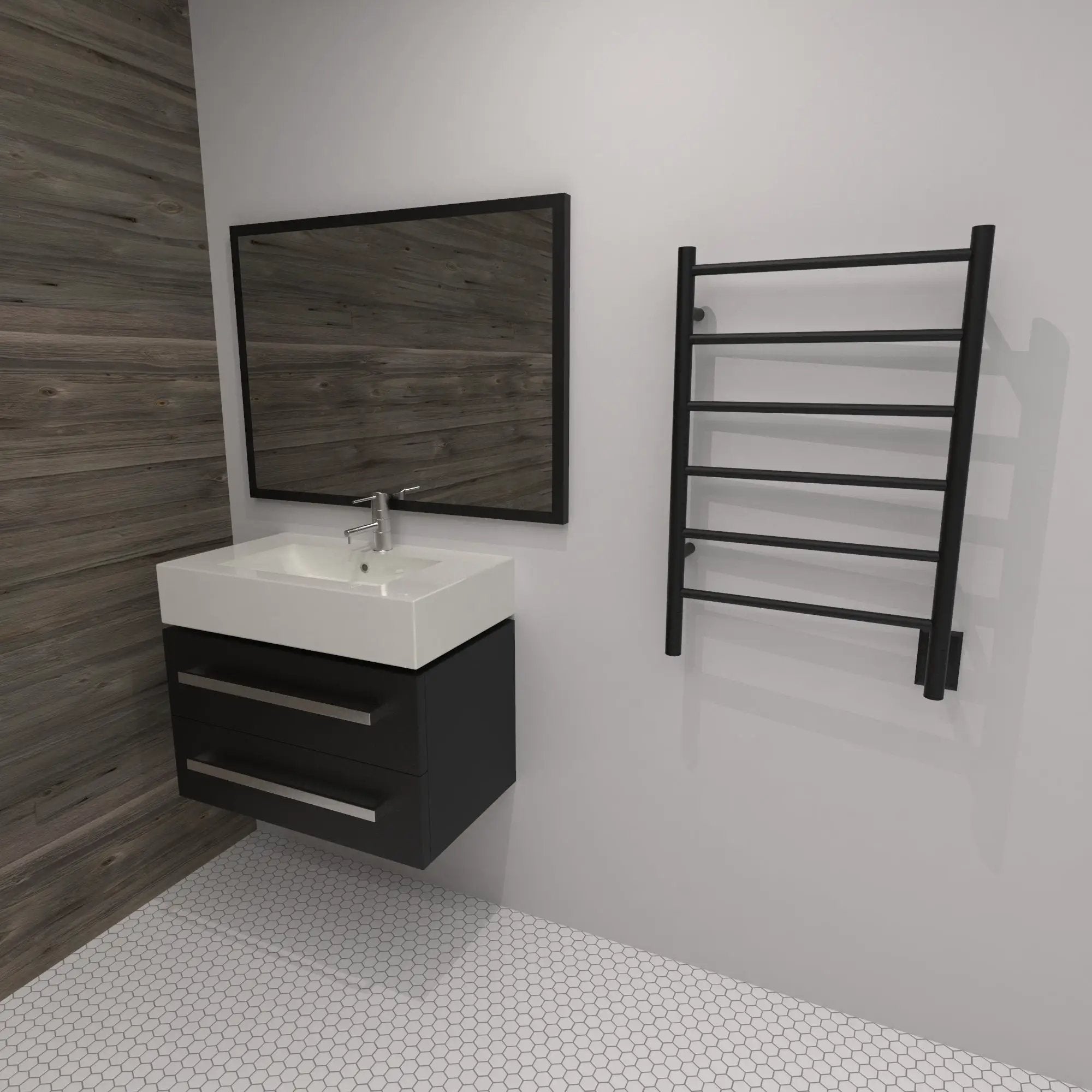 matte black towel warmers