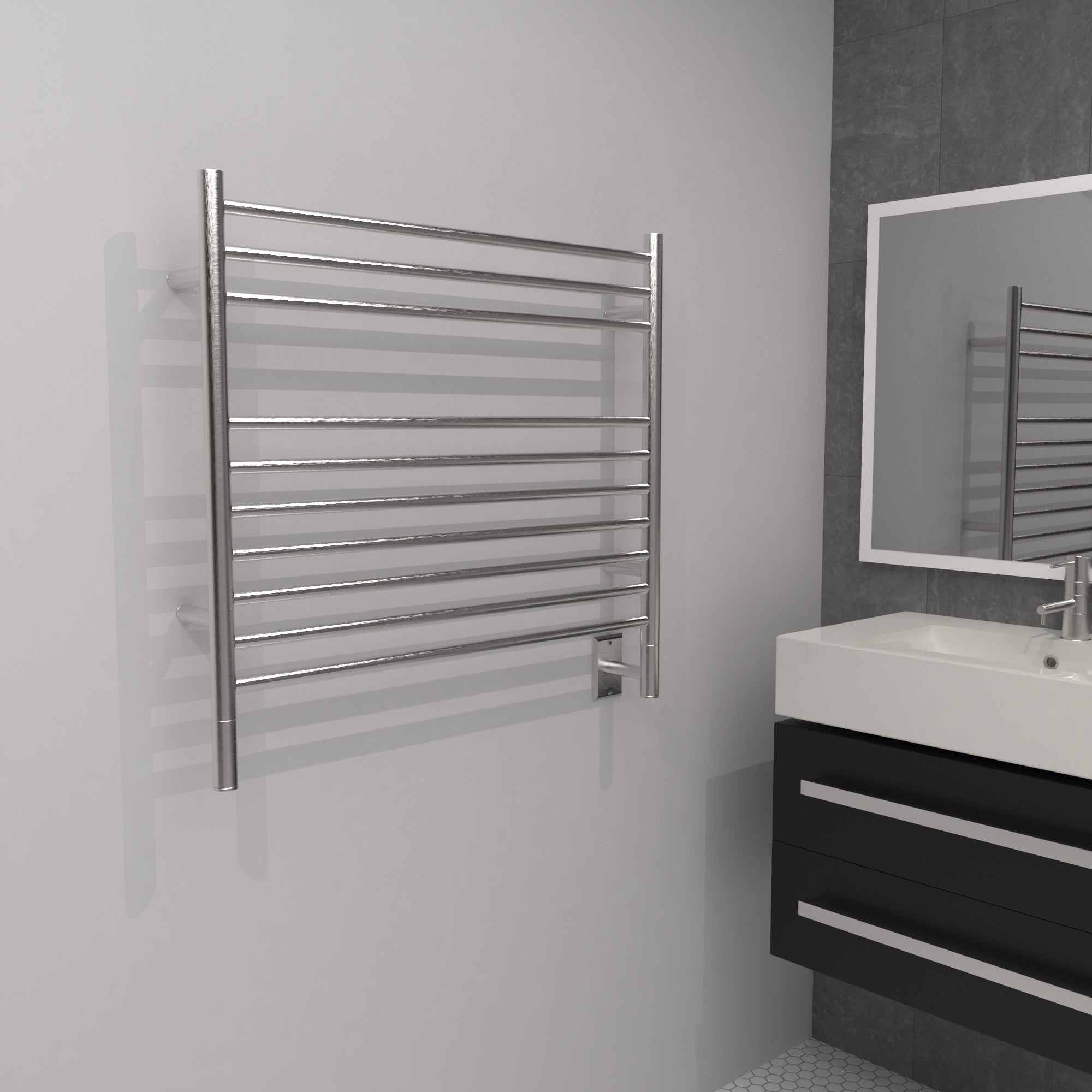 brushed towel warmers