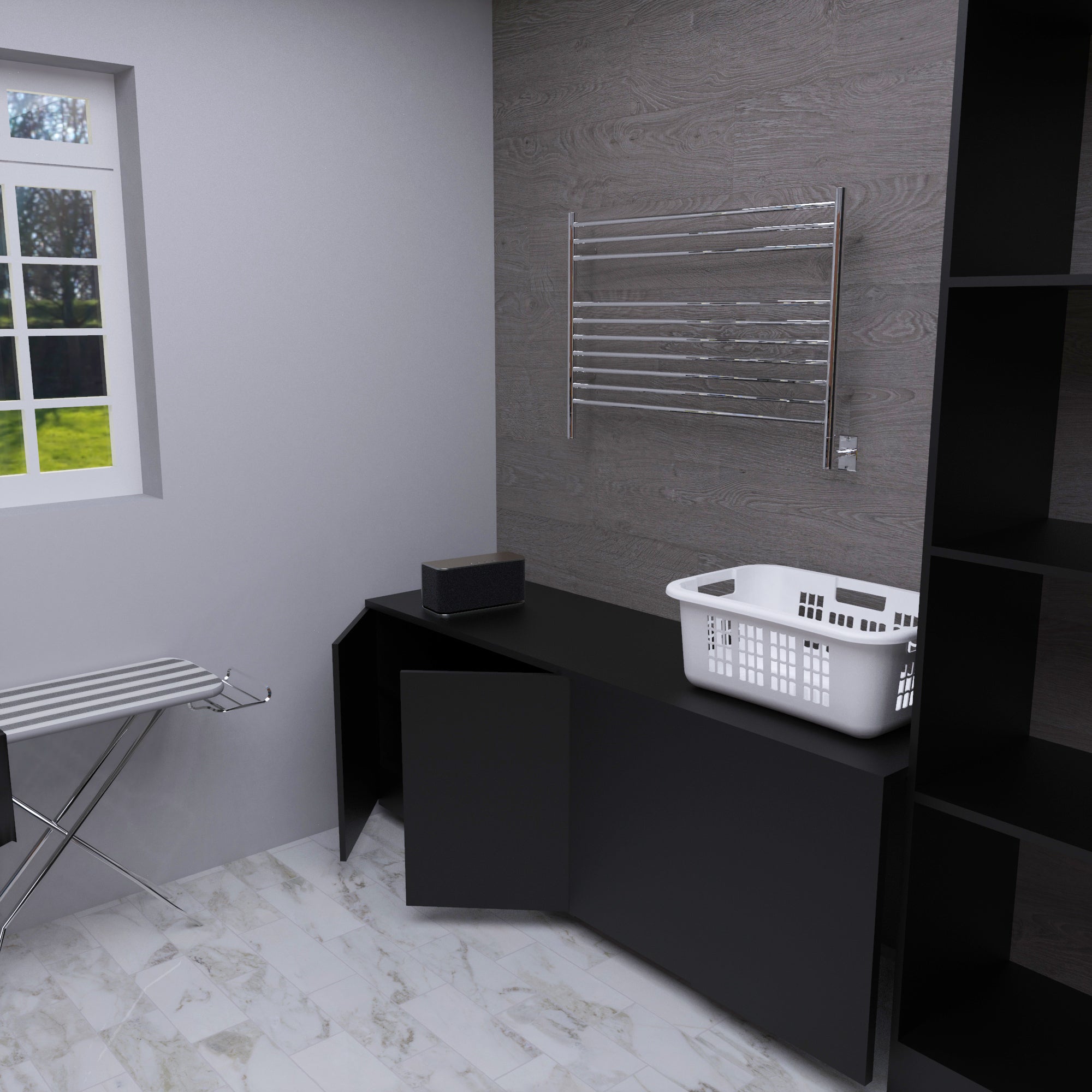 polished towel warmers