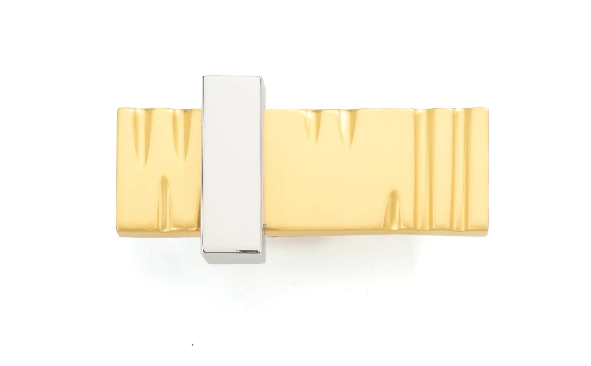 satin brass pull