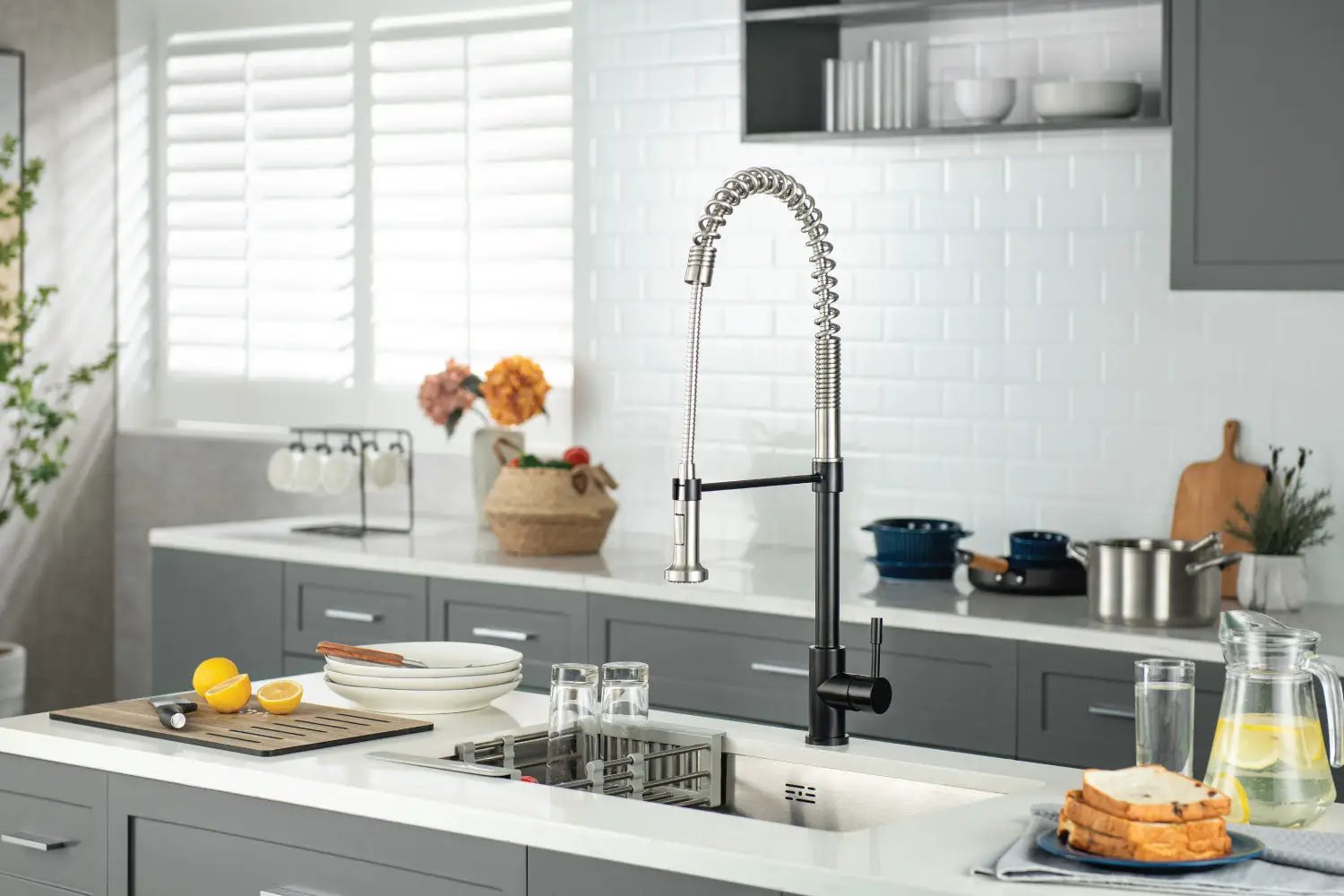 matte black kitchen faucet