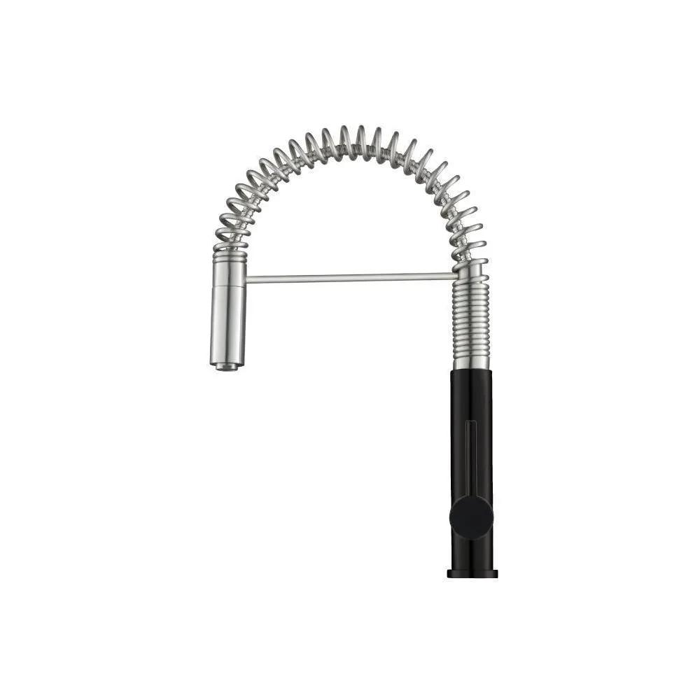 Flusso Dixie - Semi-Professional Dual Spray Stainless Steel Kitchen Faucet with Pull Out by Flusso