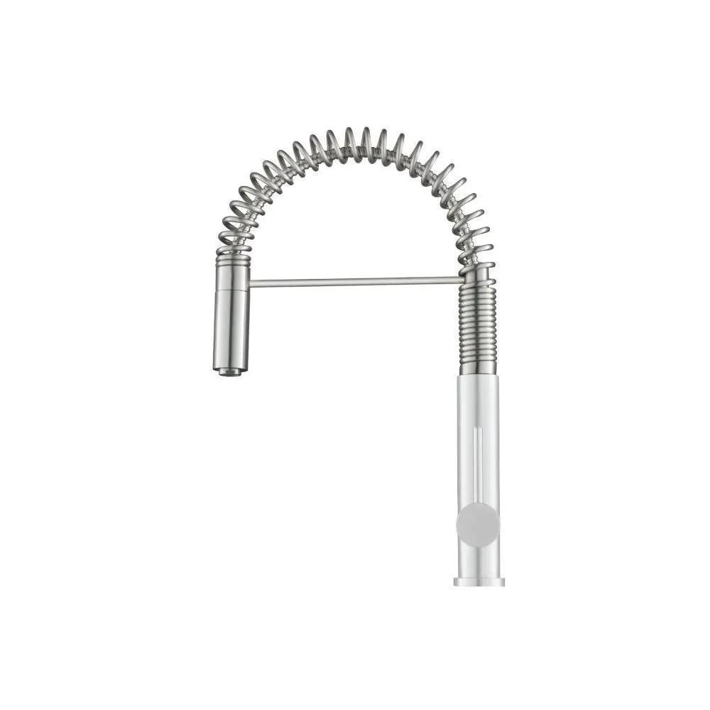 Flusso Dixie - Semi-Professional Dual Spray Stainless Steel Kitchen Faucet with Pull Out by Flusso