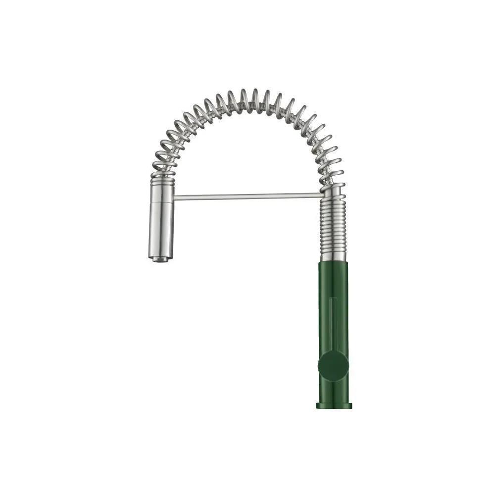 Flusso Dixie - Semi-Professional Dual Spray Stainless Steel Kitchen Faucet with Pull Out by Flusso