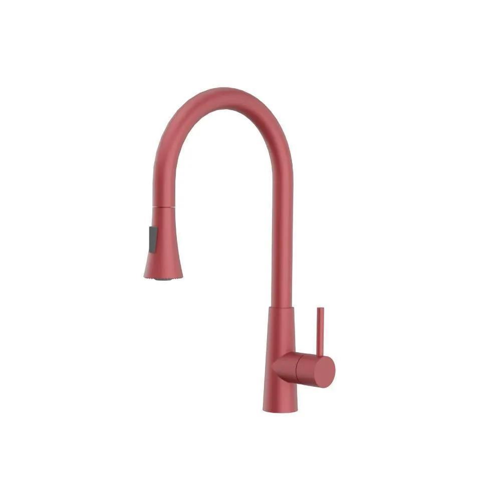 Flusso Zest - Dual Spray Stainless Steel Kitchen Faucet with Pull Out by Flusso