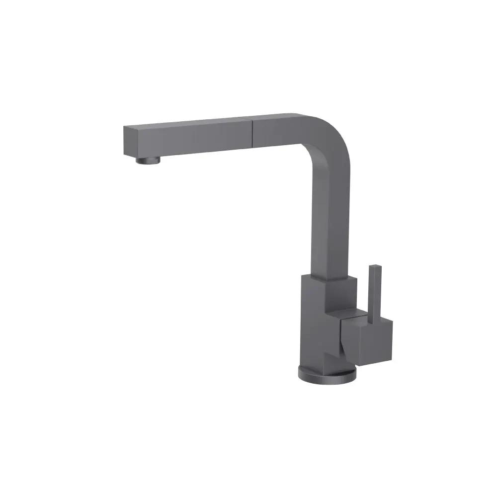 Flusso Deus - Dual Spray Stainless Steel Kitchen Faucet with Pull Out by Flusso