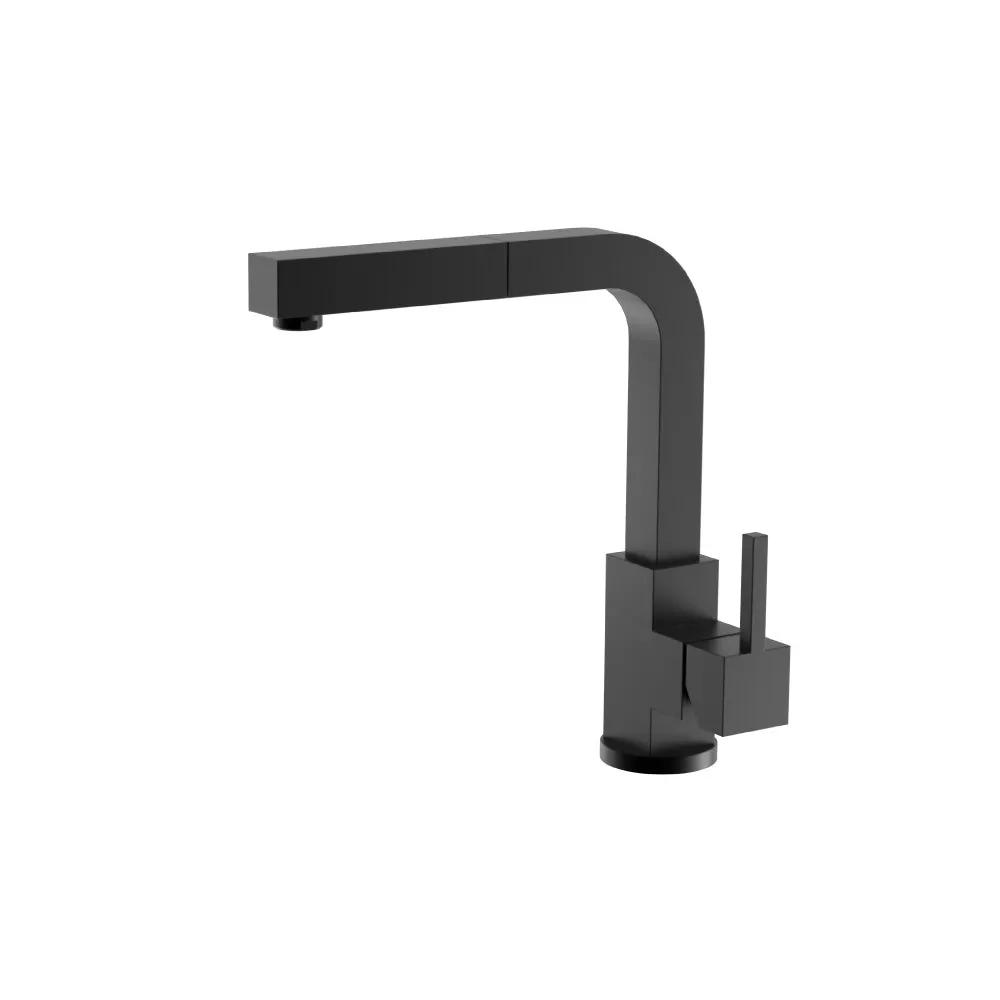 Flusso Deus - Dual Spray Stainless Steel Kitchen Faucet with Pull Out by Flusso