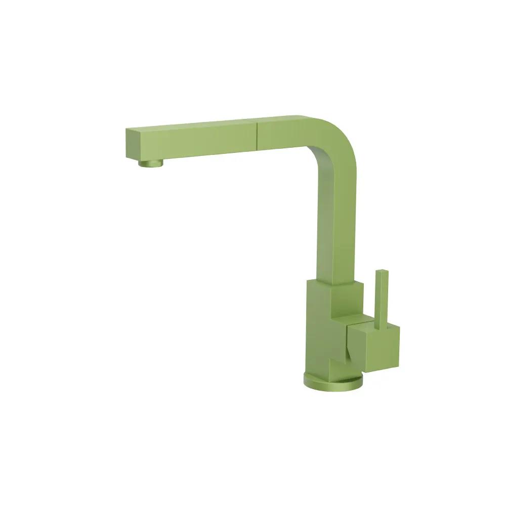 Flusso Deus - Dual Spray Stainless Steel Kitchen Faucet with Pull Out by Flusso
