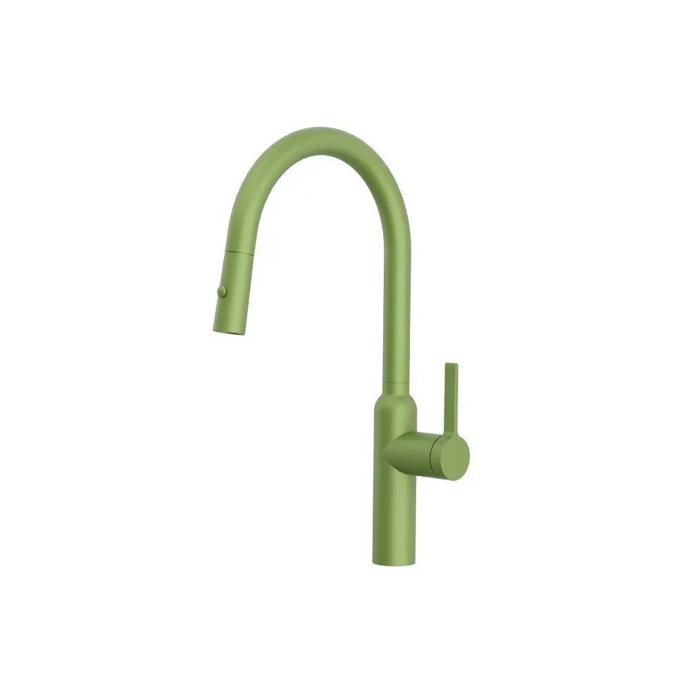 Flusso Ziel - Dual Spray Stainless Steel Kitchen Faucet with Pull Out by Flusso