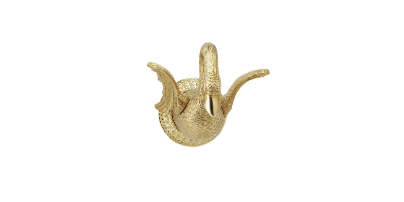 polished brass spout
