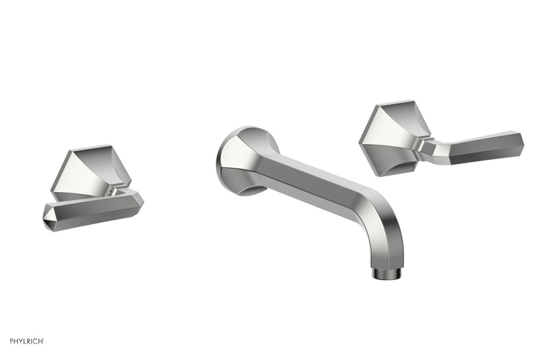Phylrich LE VERRE & LA CROSSE Wall Tub Set - Lever Handles