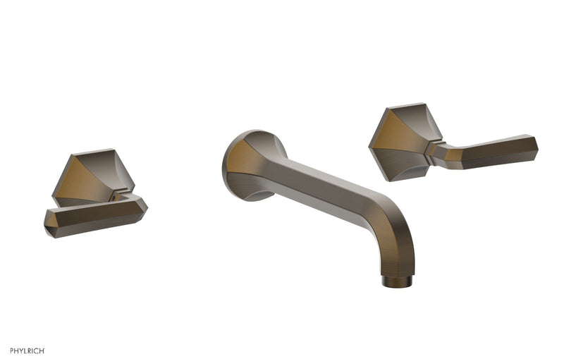 Phylrich LE VERRE & LA CROSSE Wall Tub Set - Lever Handles