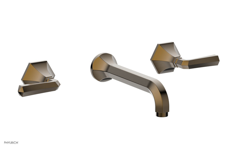 Phylrich LE VERRE & LA CROSSE Wall Tub Set - Lever Handles