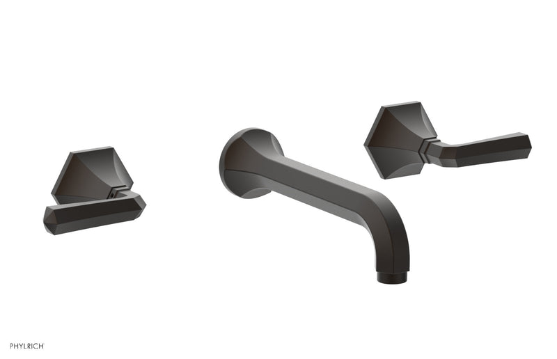 Phylrich LE VERRE & LA CROSSE Wall Tub Set - Lever Handles