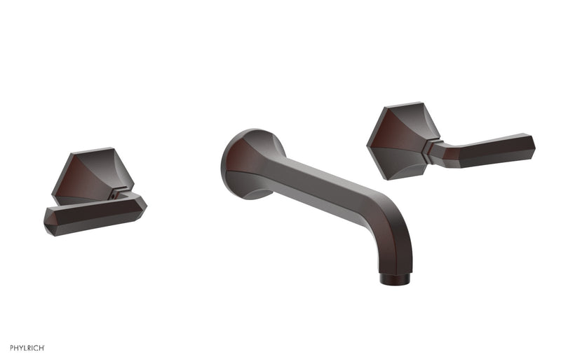 Phylrich LE VERRE & LA CROSSE Wall Tub Set - Lever Handles