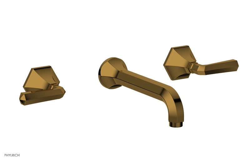 Phylrich LE VERRE & LA CROSSE Wall Tub Set - Lever Handles
