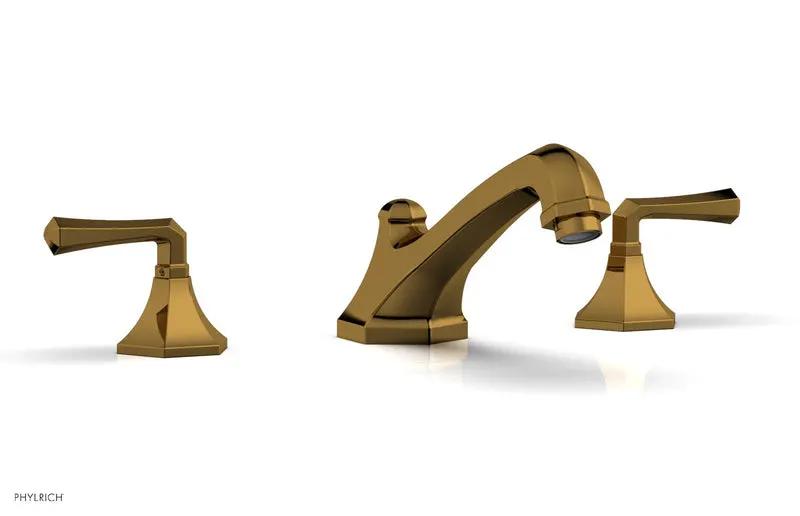 Phylrich LE VERRE & LA CROSSE Deck Tub Set - Lever Handles by Phylrich