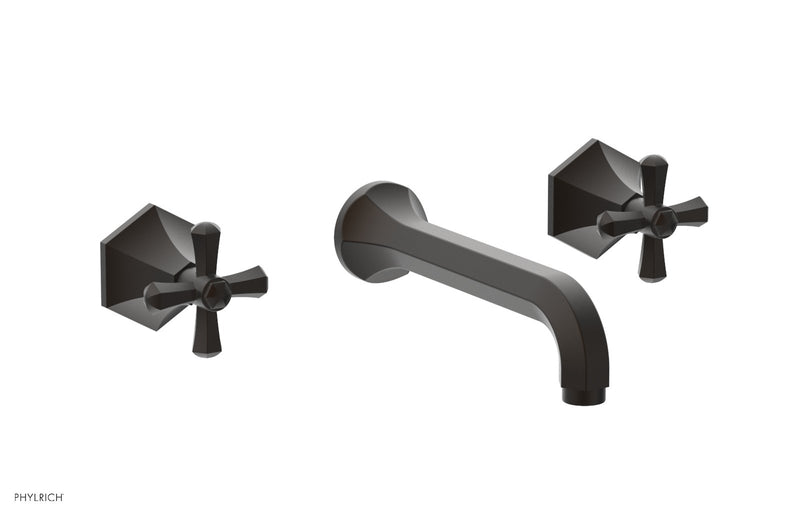 Phylrich LE VERRE & LA CROSSE Wall Tub Set - Cross Handles