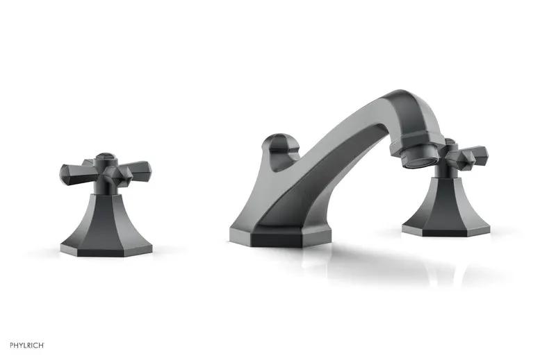 Phylrich LE VERRE & LA CROSSE Deck Tub Set - Cross Handles by Phylrich