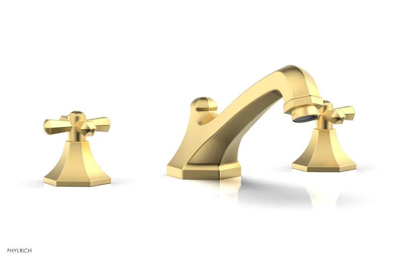 Phylrich LE VERRE & LA CROSSE Deck Tub Set - Cross Handles by Phylrich
