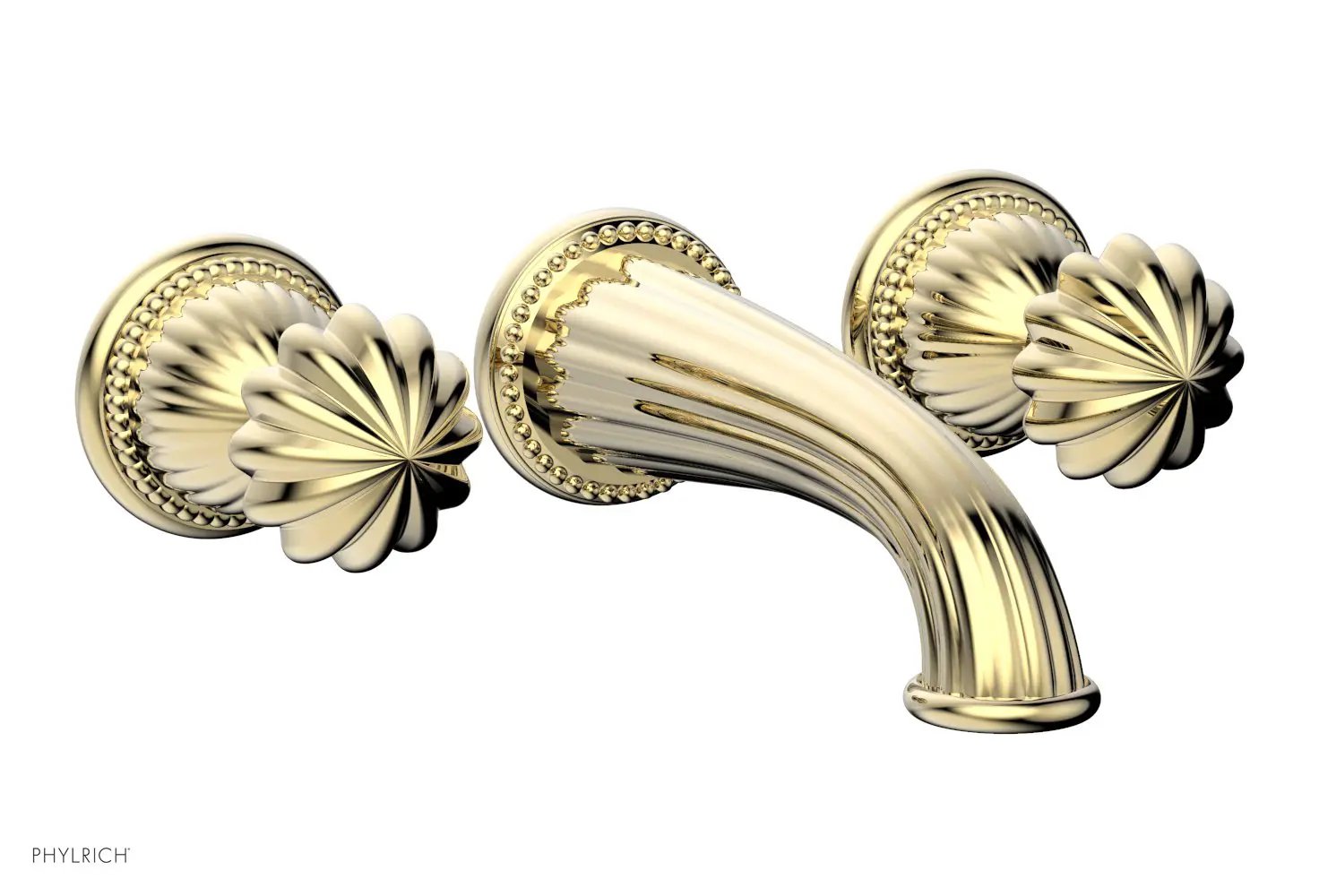 Phylrich GEORGIAN & BARCELONA Wall Tub Set - Round Handles by Phylrich