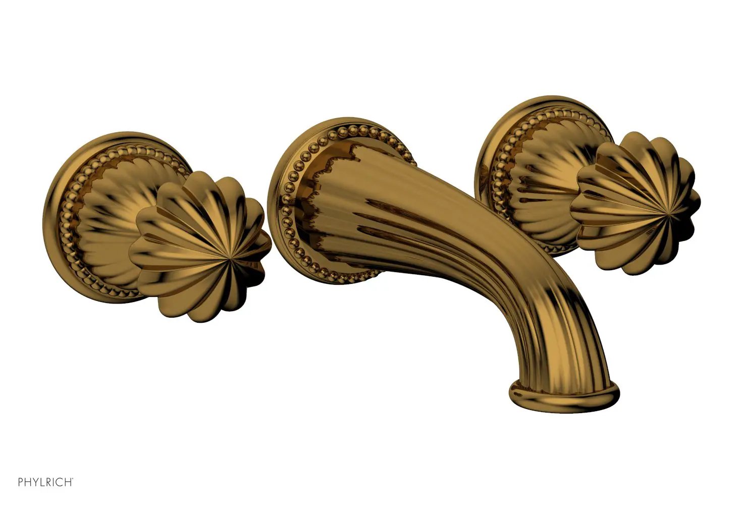 Phylrich GEORGIAN & BARCELONA Wall Tub Set - Round Handles by Phylrich