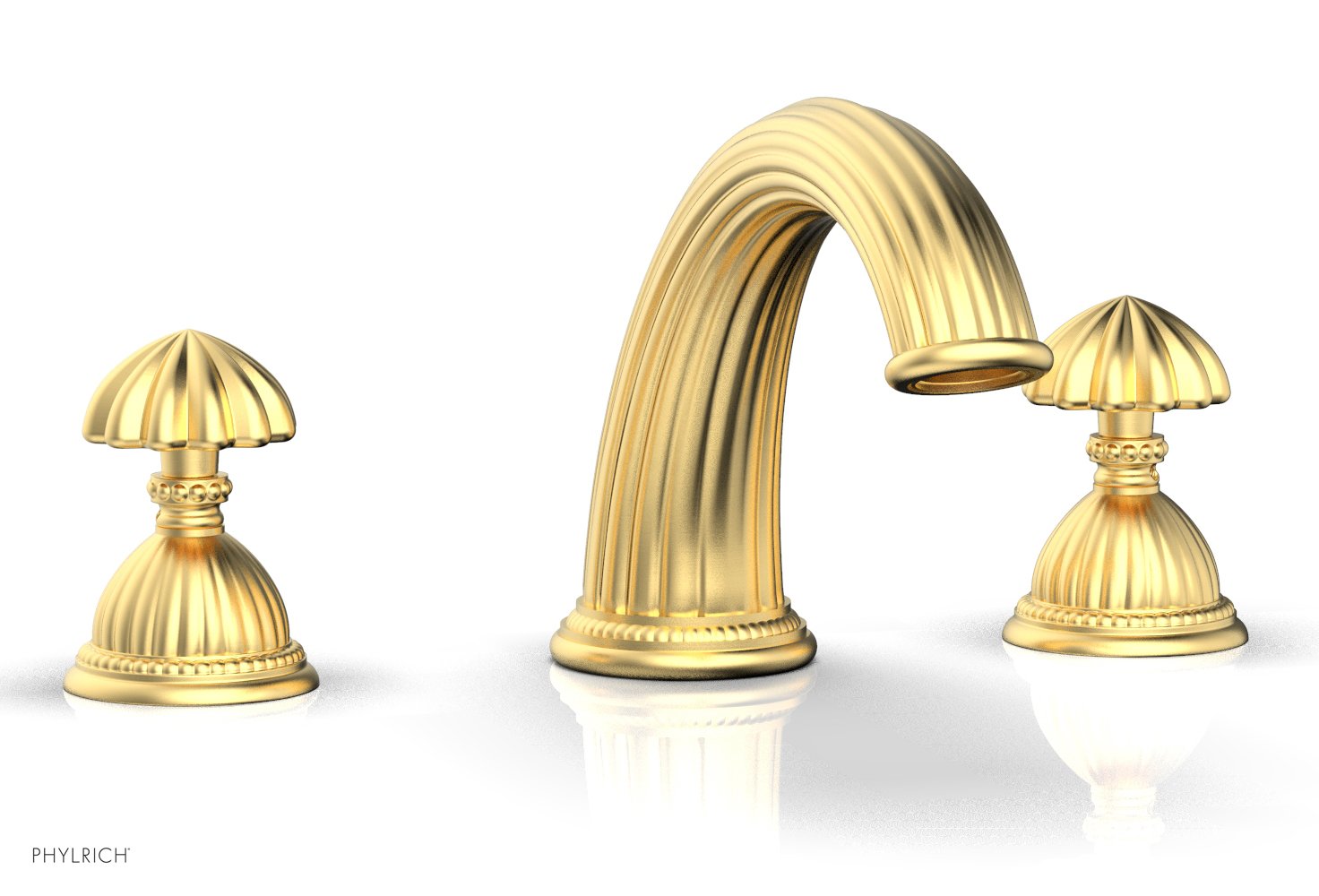 Phylrich GEORGIAN & BARCELONA Deck Tub Set - Round Handles