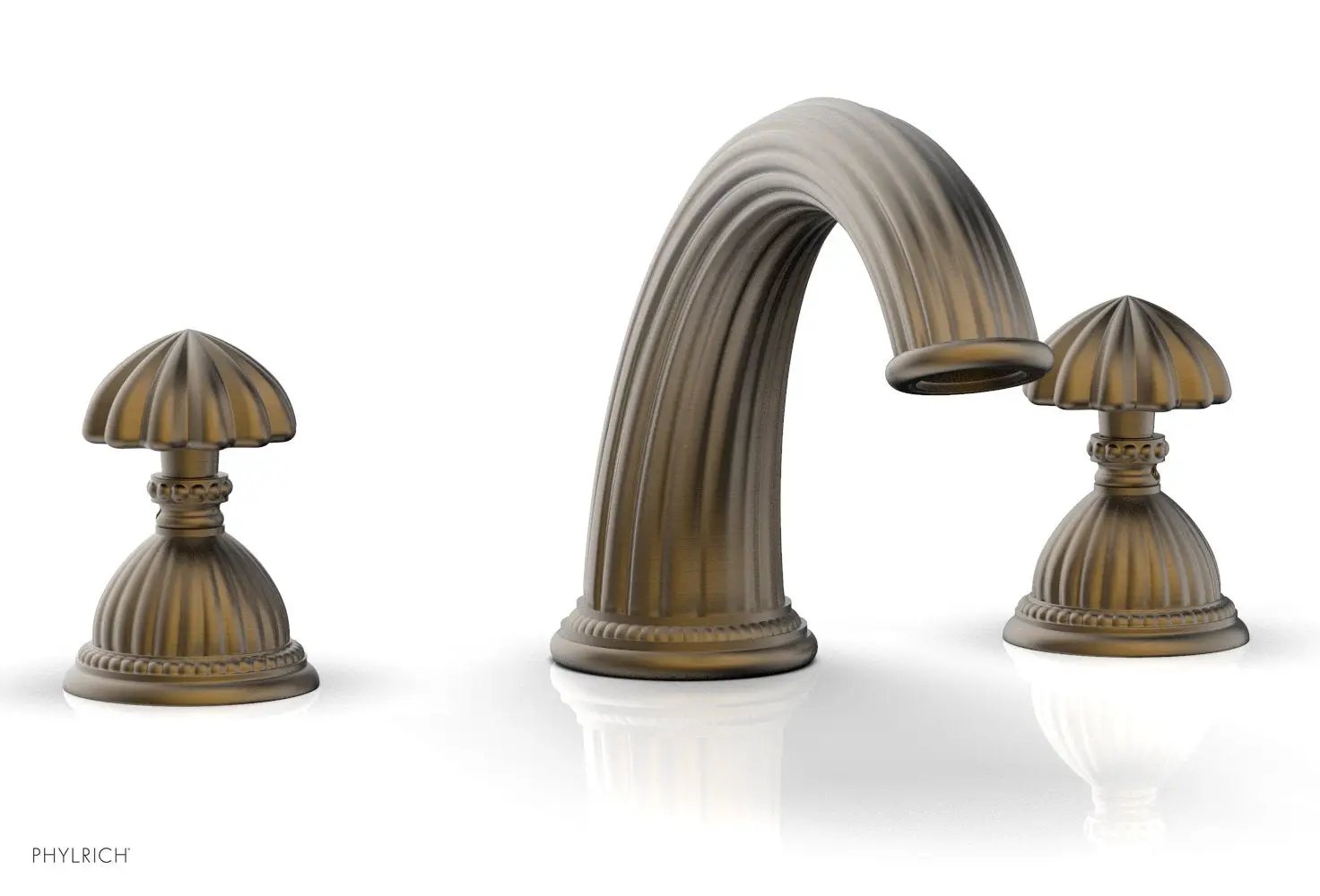 Phylrich GEORGIAN & BARCELONA Deck Tub Set - Round Handles by Phylrich