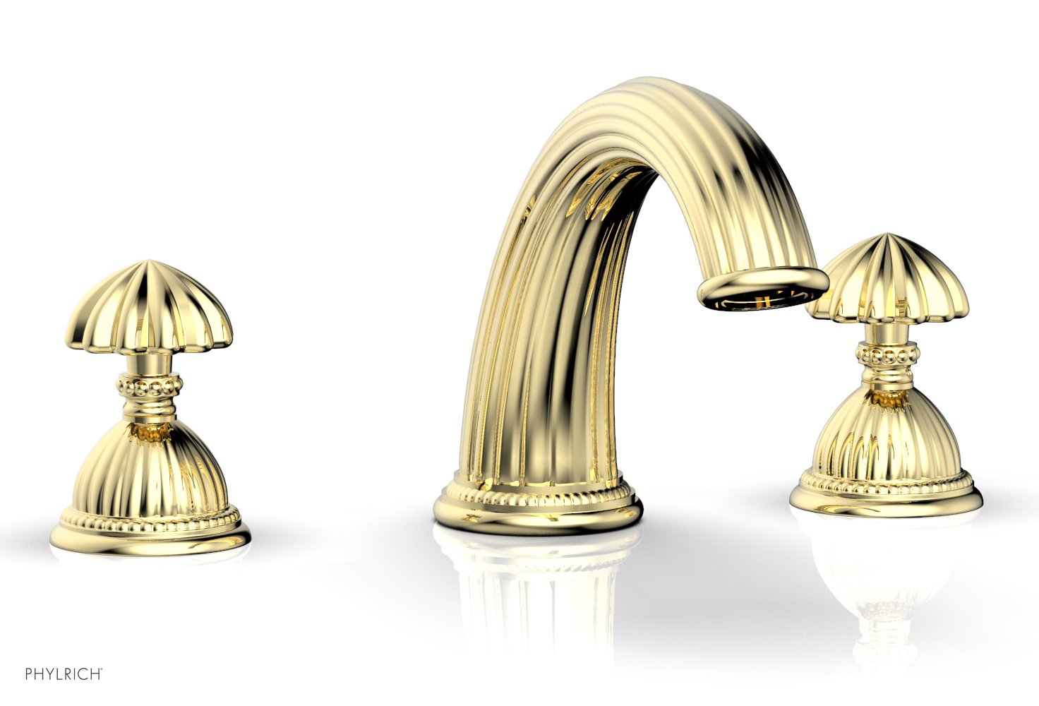 Phylrich GEORGIAN & BARCELONA Deck Tub Set - Round Handles