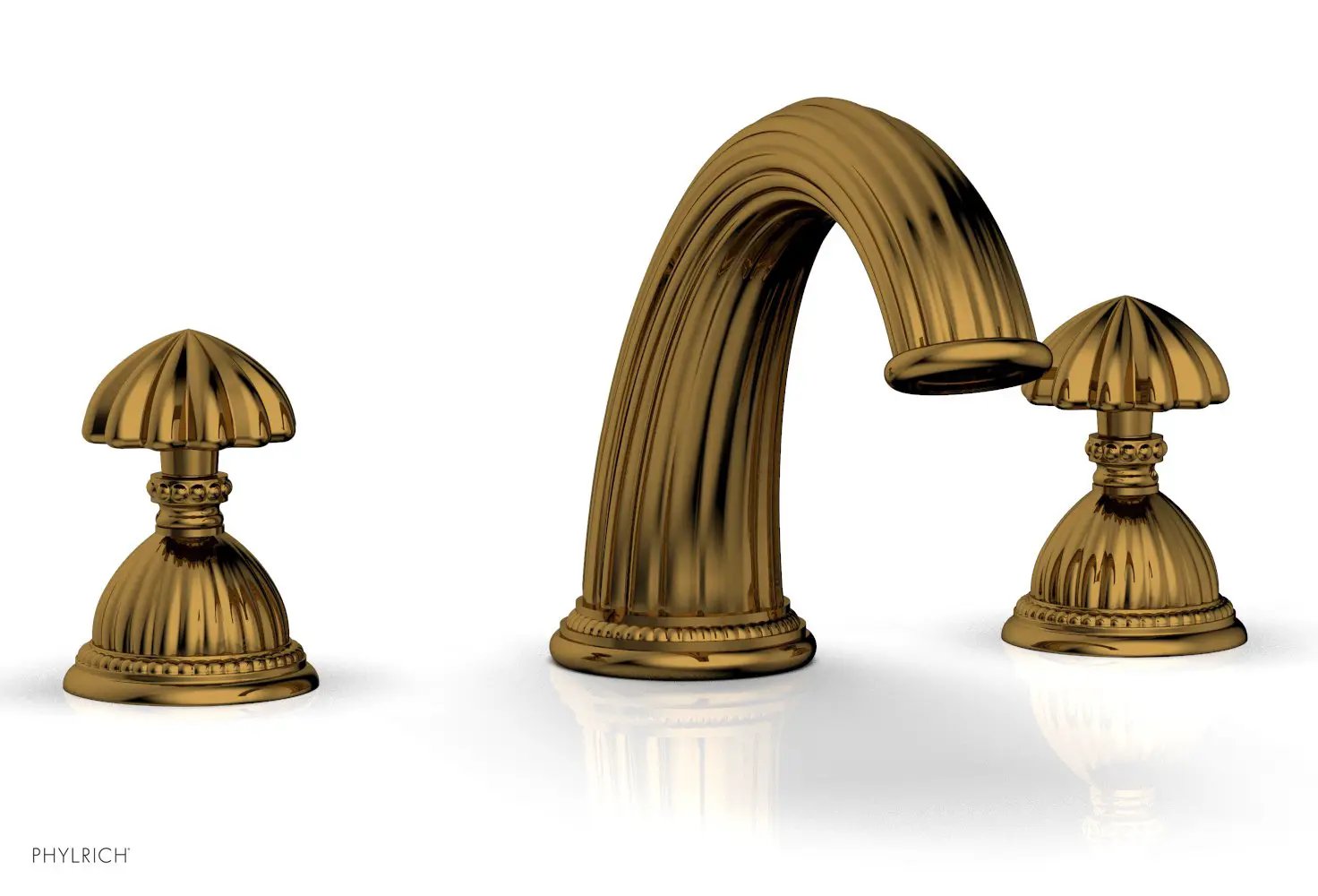Phylrich GEORGIAN & BARCELONA Deck Tub Set - Round Handles by Phylrich