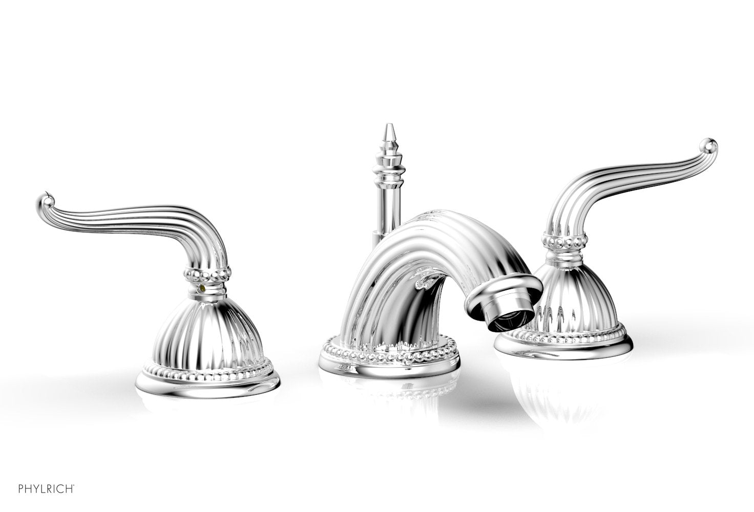 polished chrome faucet