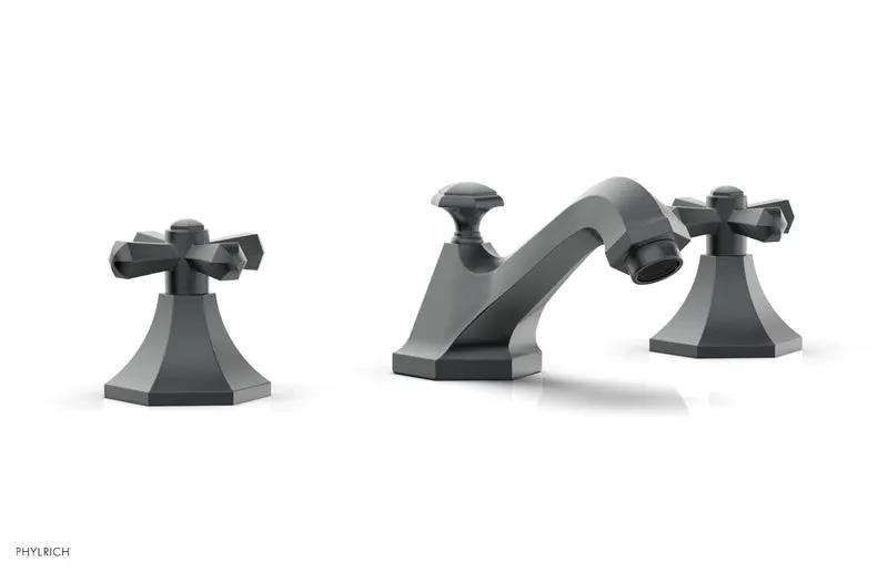 Phylrich LE VERRE & LA CROSSE Widespread Faucet - Cross Handles by Phylrich