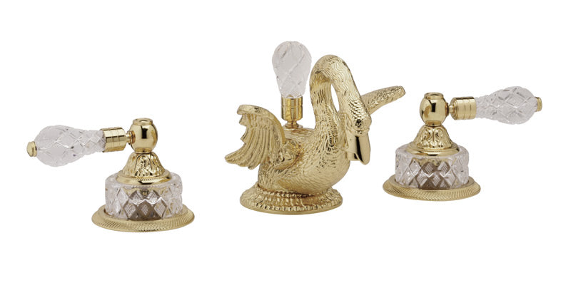 polished brass faucet