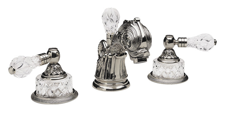 polished chrome faucet